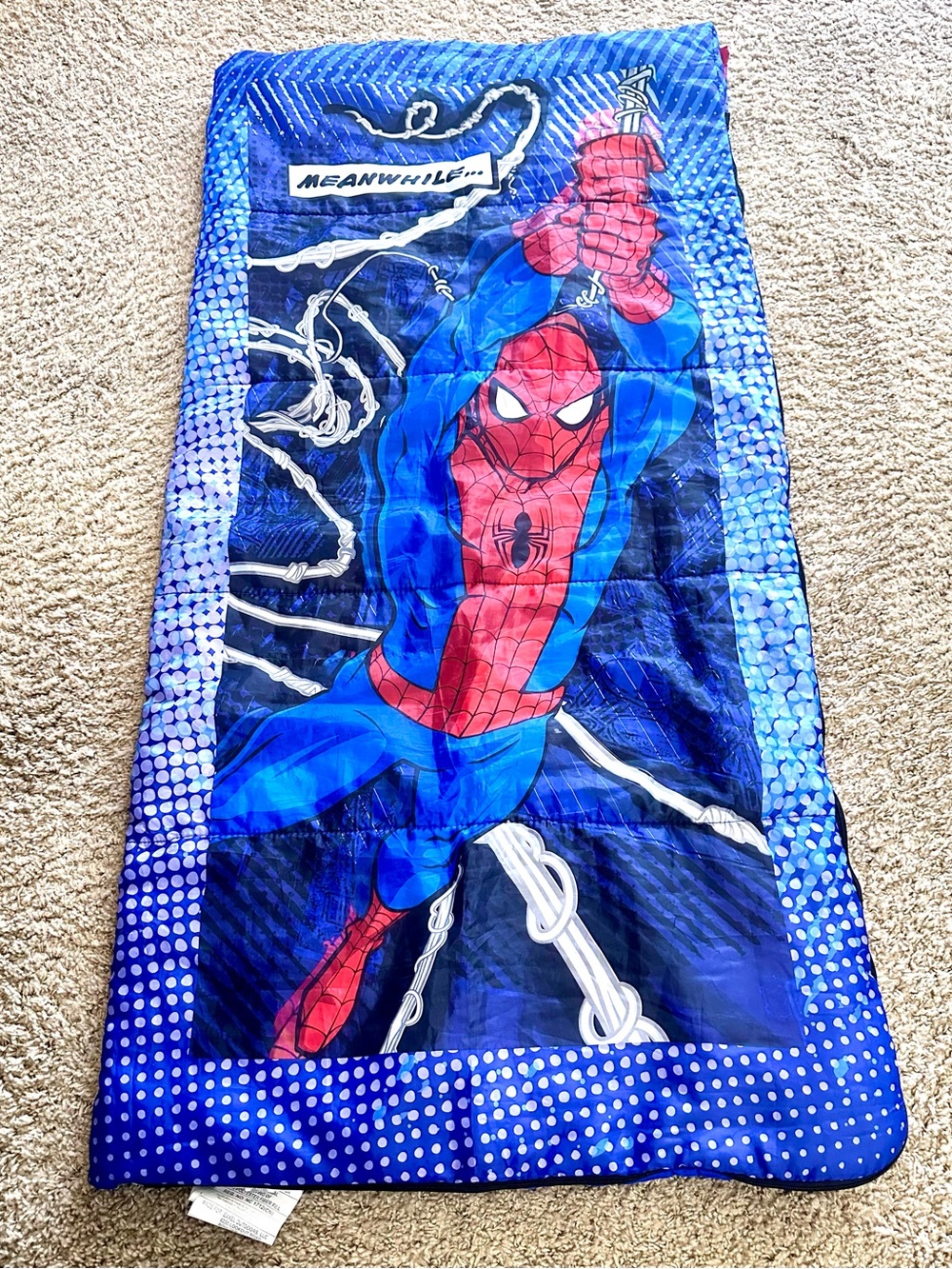 Marvel Red & Blue Spider-Man Kids Beach Towel Coverup
